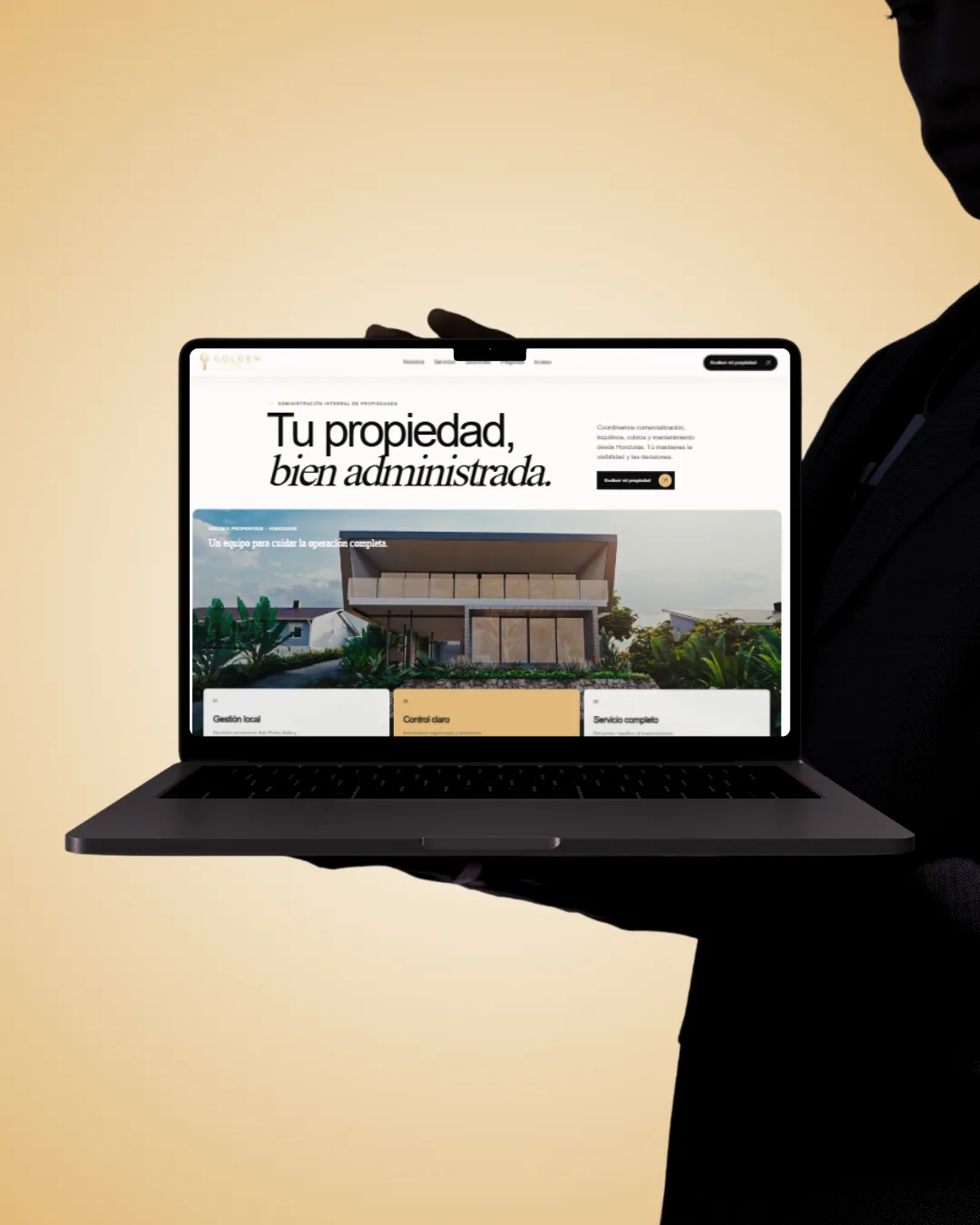 Golden Properties · Sitio web