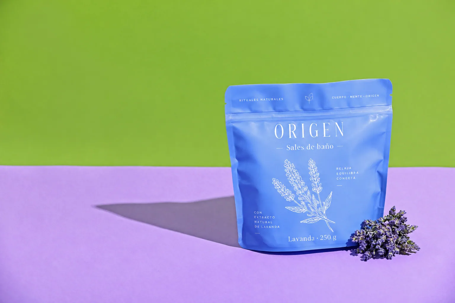 Origen — concepto de diseño de empaque